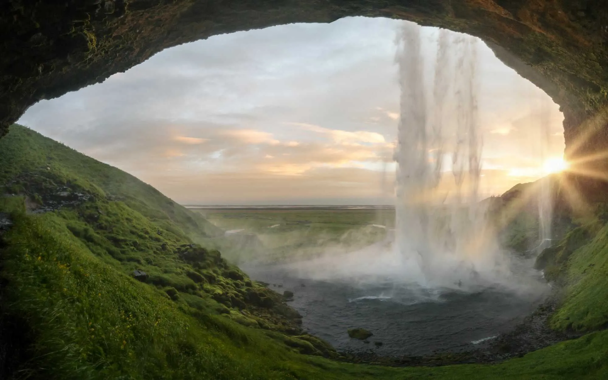 Icelandic waterfall