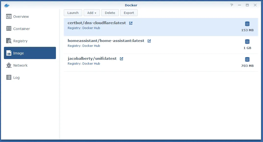 Synology Docker Images