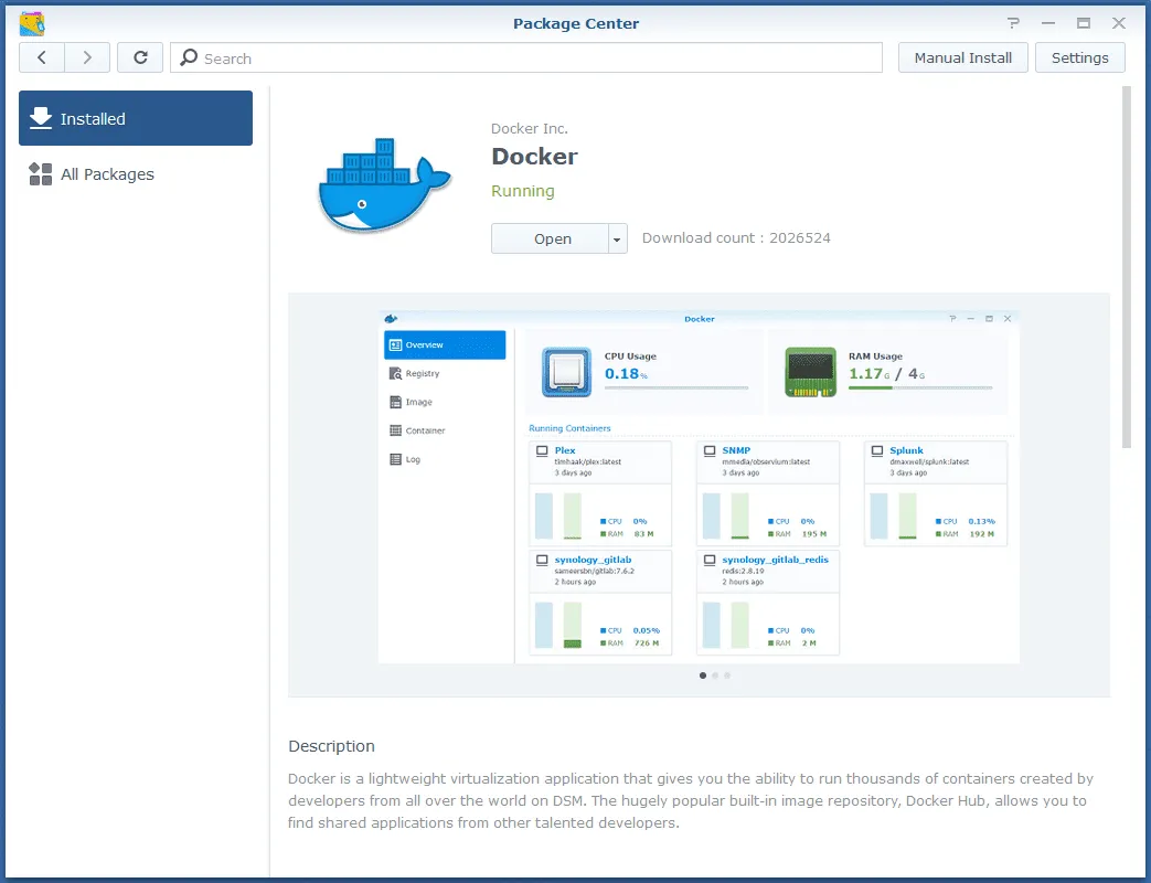 DSM Package Manager